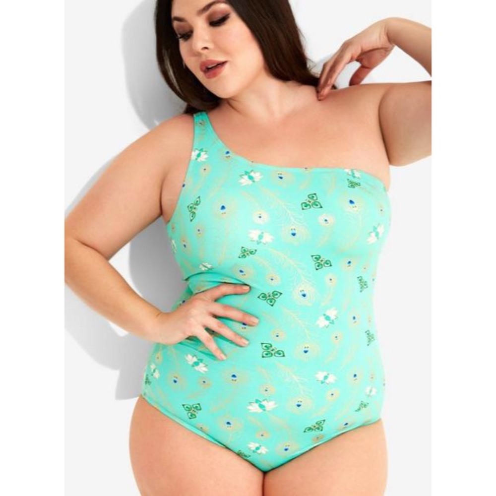her universe rare Disney Aladdin Jasmine Peacock Swimsuit Plus Size